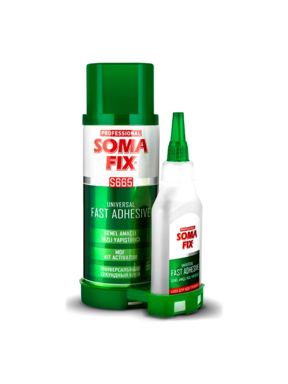 Somafix Büyük Boy MDF Hızlı Yapıştırıcı - Güçlü ve Dayanıklı Formül, MDF ile Uyumlu, 400 ml + 100 gr